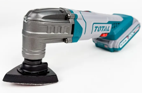 Total Li-ion Multi Tool (20V) 6 Speed (Adjustable) + Scraper + Saw Blade (2 Pcs) + Sanding Paper 