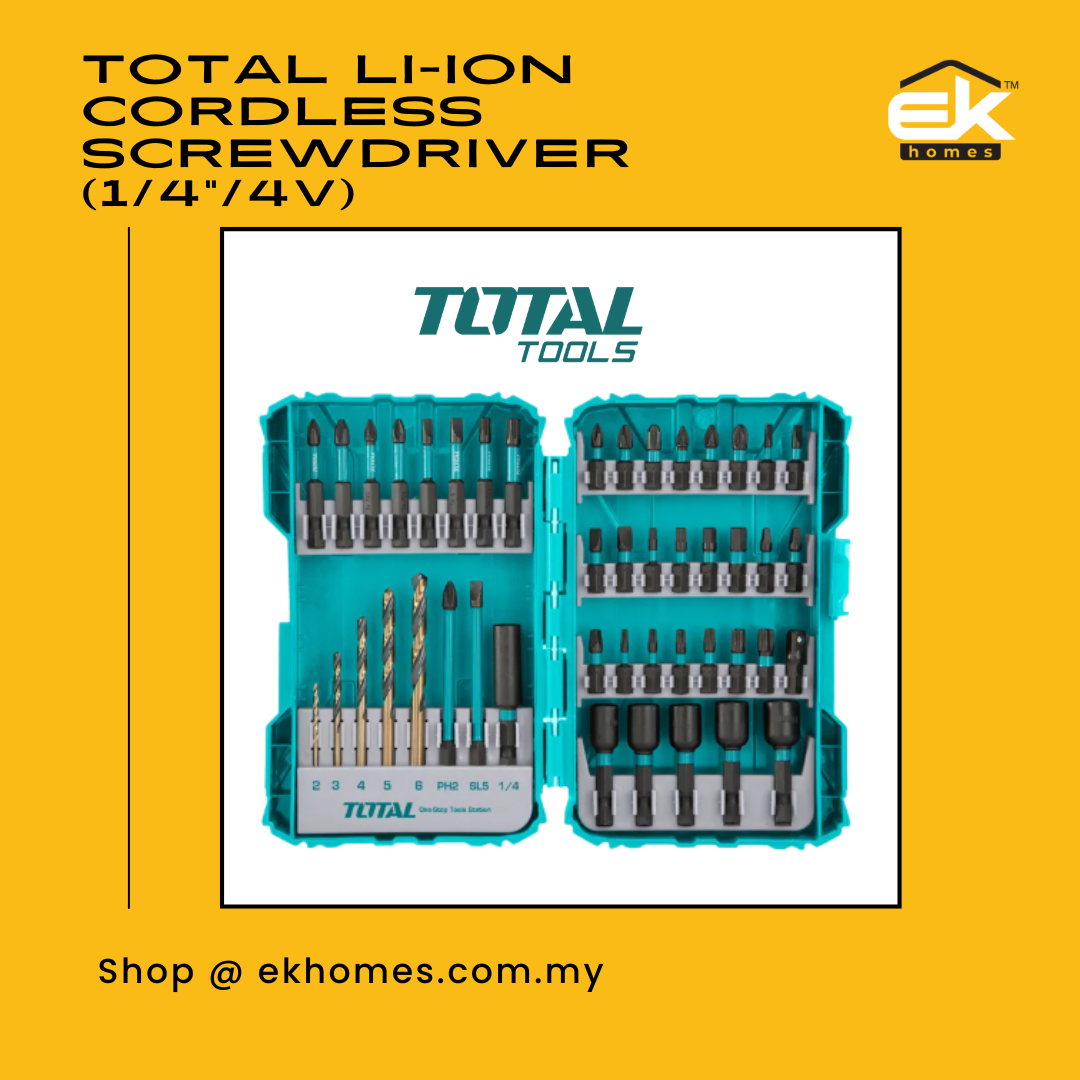 Total 45 Pcs Impact Screwdriver Bits Set (25mm, 50mm, 89mm)