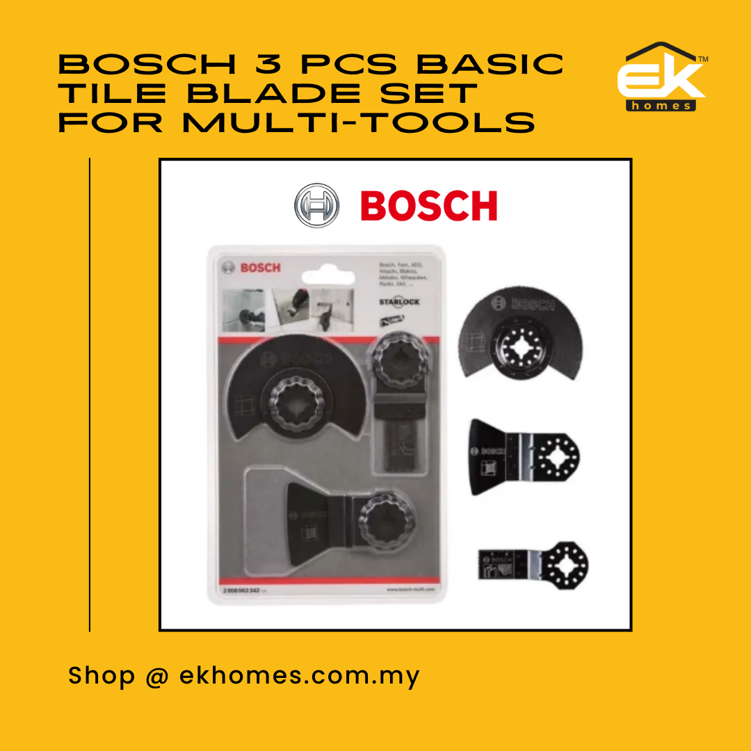 Bosch 3 Pcs Basic Tile Blade Set for Multi-Tools