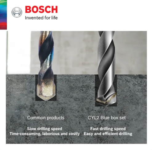 Bosch 8pcs CYL-2 Blue Box Drill Bits Set 