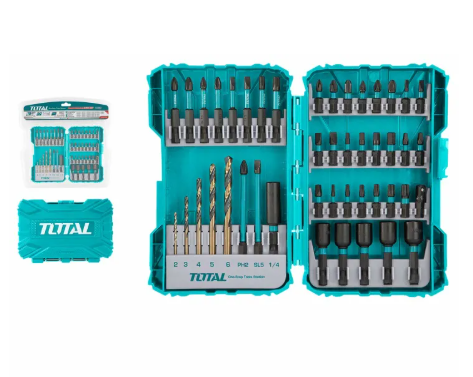 Total 45 Pcs Impact Screwdriver Bits Set (25mm, 50mm, 89mm)