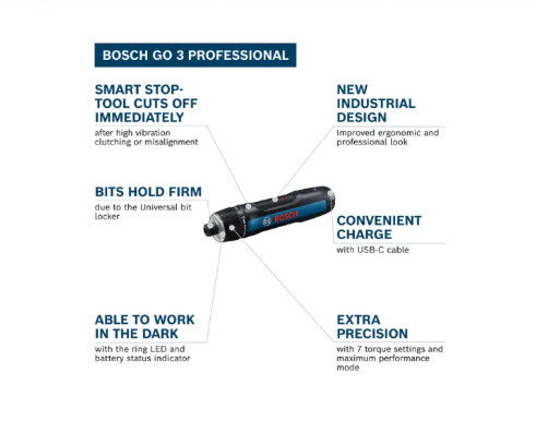 Bosch Gen 3 GO 3 Solo Smart Screwdriver 