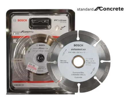 Bosch Diamond Cutting Disc Standard For Concrete (105 x 16/20mm)