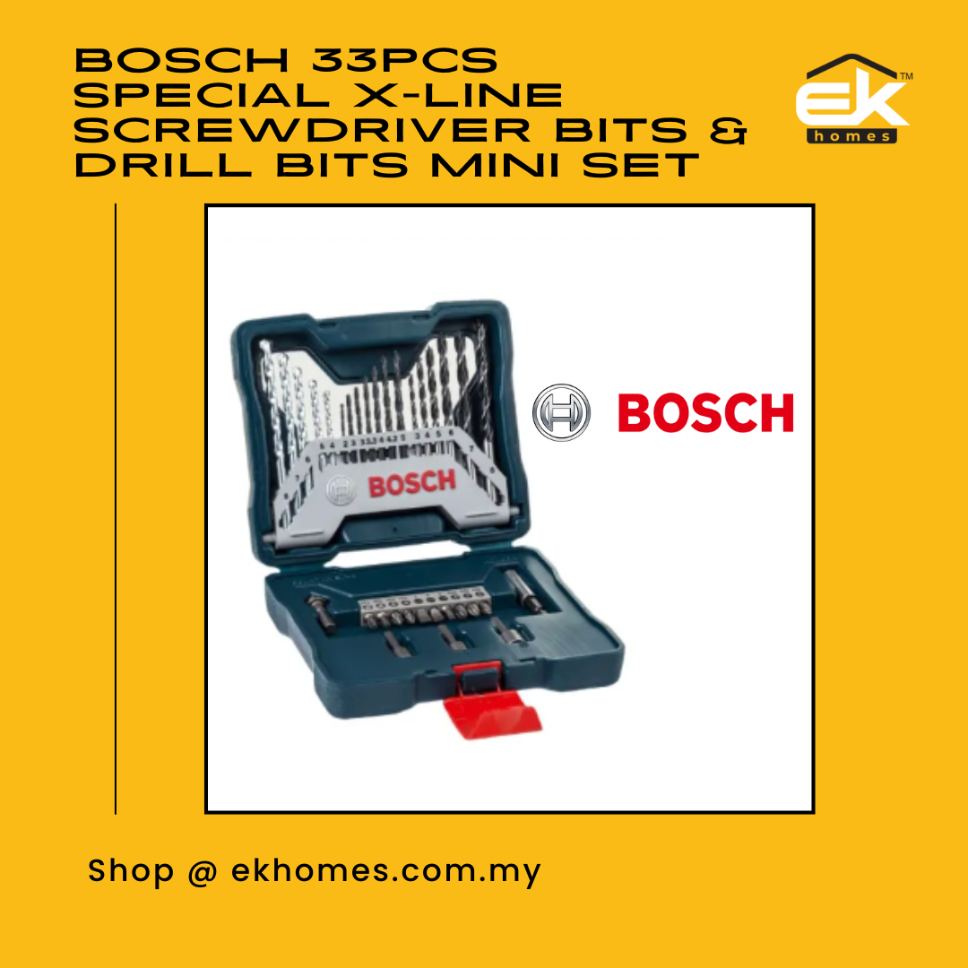 Bosch 33pcs Special X-Line Screwdriver Bits & Drill Bits Mini Set 