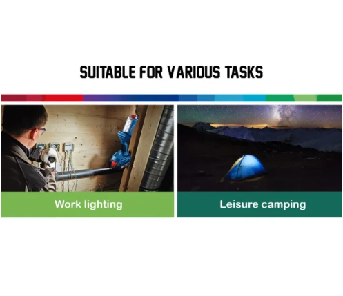 Bosch GLI 180-LI SOLO Professional Cordless Jobsite Light Without Battery & Charger 