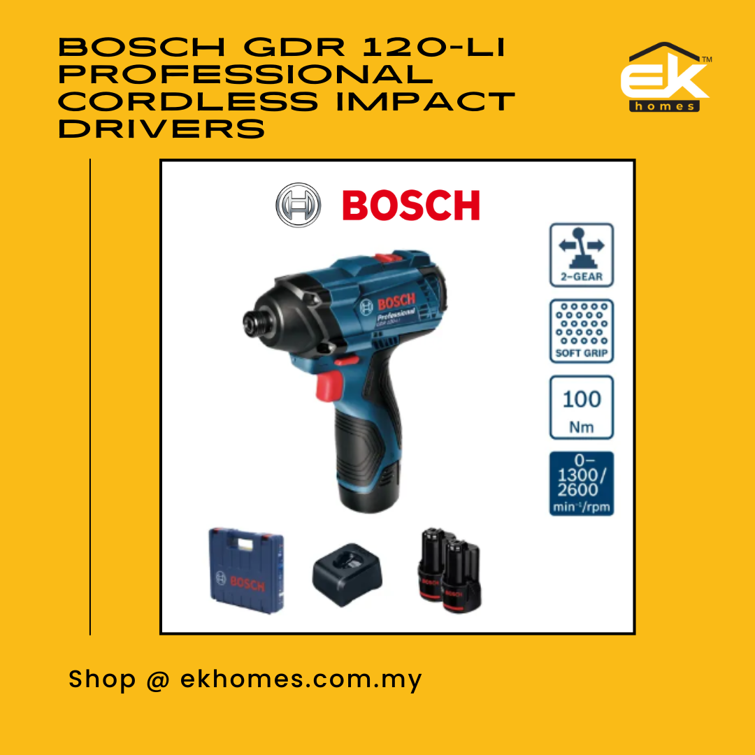 Bosch GDR 120-LI Professional Cordless Impact Drivers 