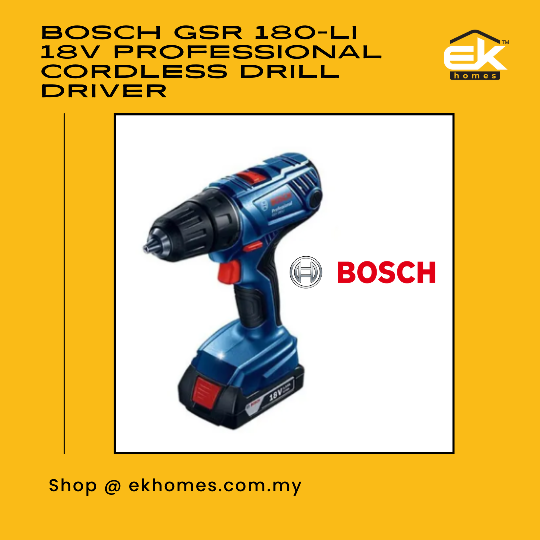 Bosch GSR 180-LI 18V Professional Cordless Drill Driver