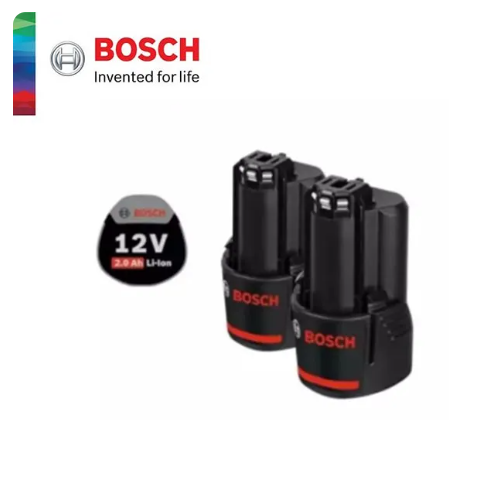 Bosch 2 x GBA 12V 2.0Ah Battery + GAL 12V-40 Fast Charger Professional Starter Kit  