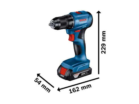 Bosch GSR 185-LI Cordless Brushless Drill Driver With 2 Batteries