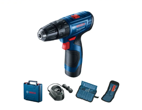 Bosch [COMBO] GSB 120-LI Gen 2 Impact Drill Driver Kit + BOSCH 108-In-1 Household Tool Kit 