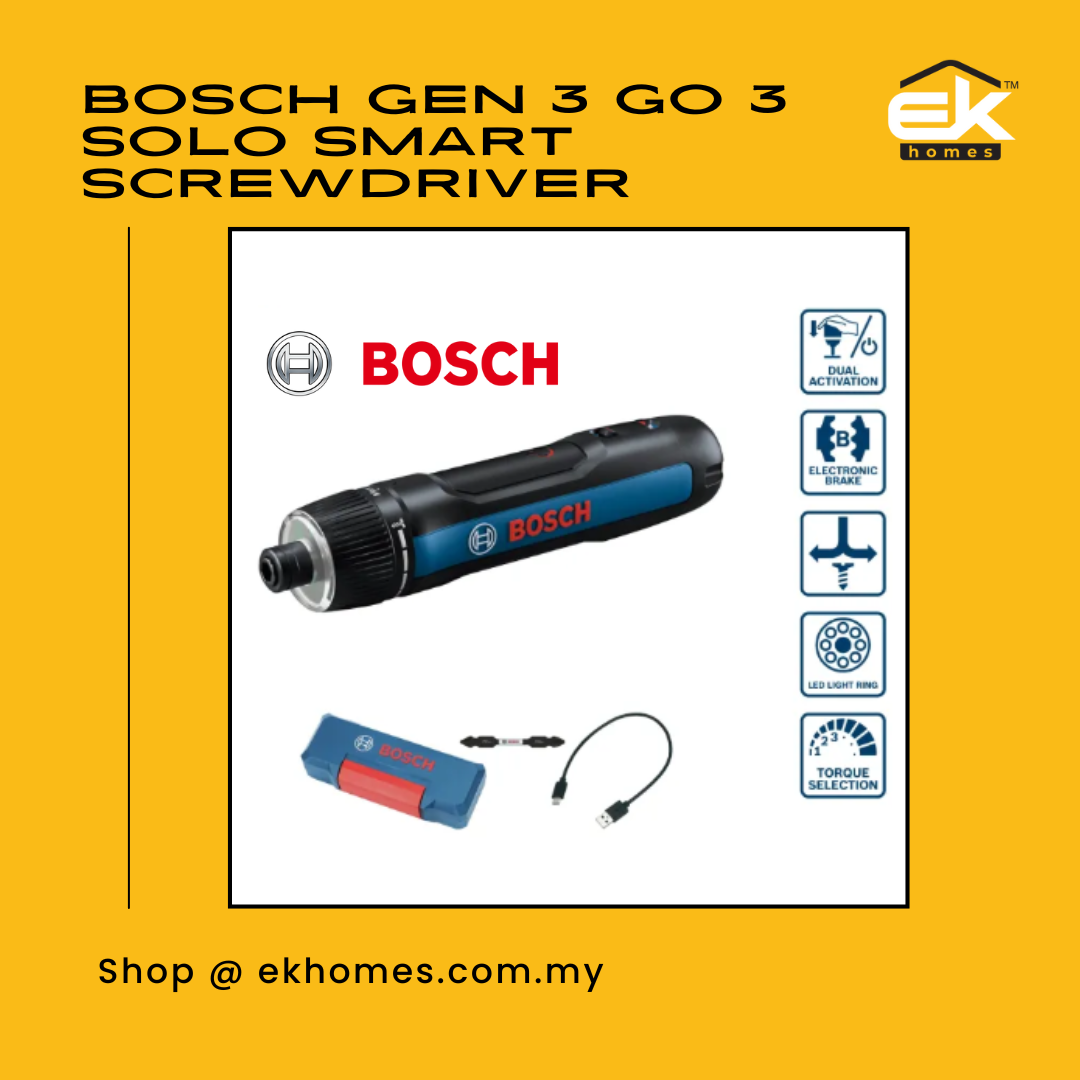 Bosch Gen 3 GO 3 Solo Smart Screwdriver