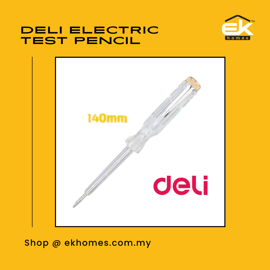 Deli Electric Test Pencil 140mm ( 100V-500V )