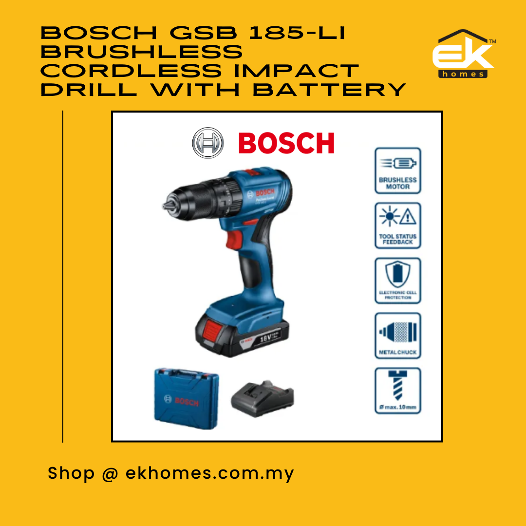 Bosch GSB 185-LI Professional Brushless Cordless Impact Drill With Battery 
