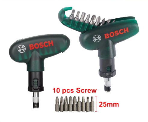 Bosch 10pcs Pocket Screwdriver Bit Set