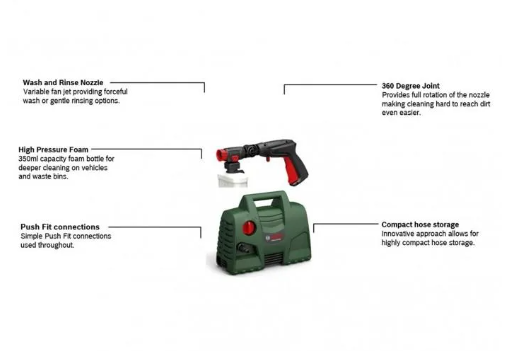 Bosch Home & Cleaning Easy Aquatak 100 High Pressure Washer