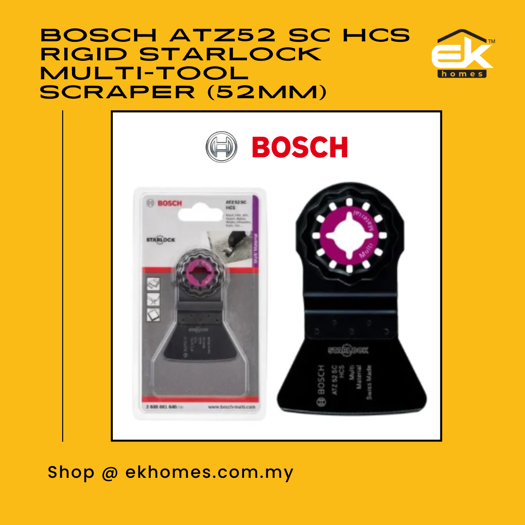 Bosch ATZ52 SC HCS Rigid Starlock Multi-Tool Scraper (52mm) 