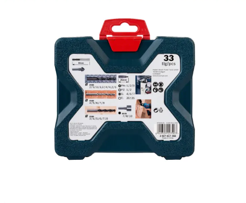Bosch 33pcs Special X-Line Screwdriver Bits & Drill Bits Mini Set 