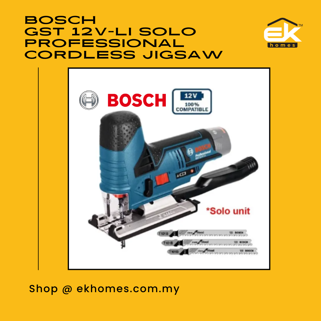 Bosch GST 12V-LI SOLO Professional Cordless Jigsaw Without Battery & Charger