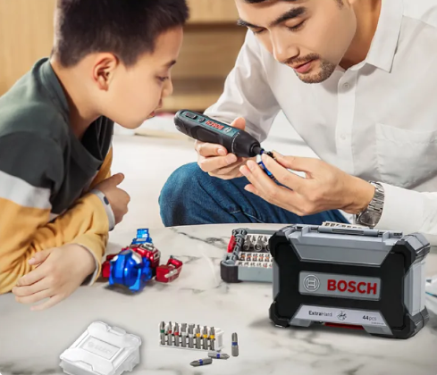 Bosch [COMBO] GSB 120-LI GEN 2 Professional Cordless Impact Drill Kit + BOSCH 44pcs Mixed Screwdriver Bits Set