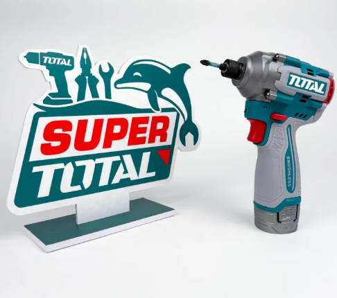 Total Li-ion Impact Driver (16V/170Nm) + 2.0Ah Battery (2 Pcs) + Charger + Accessories + Case 