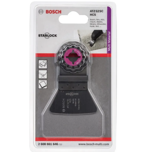 Bosch ATZ52 SC HCS Rigid Starlock Multi-Tool Scraper (52mm) 