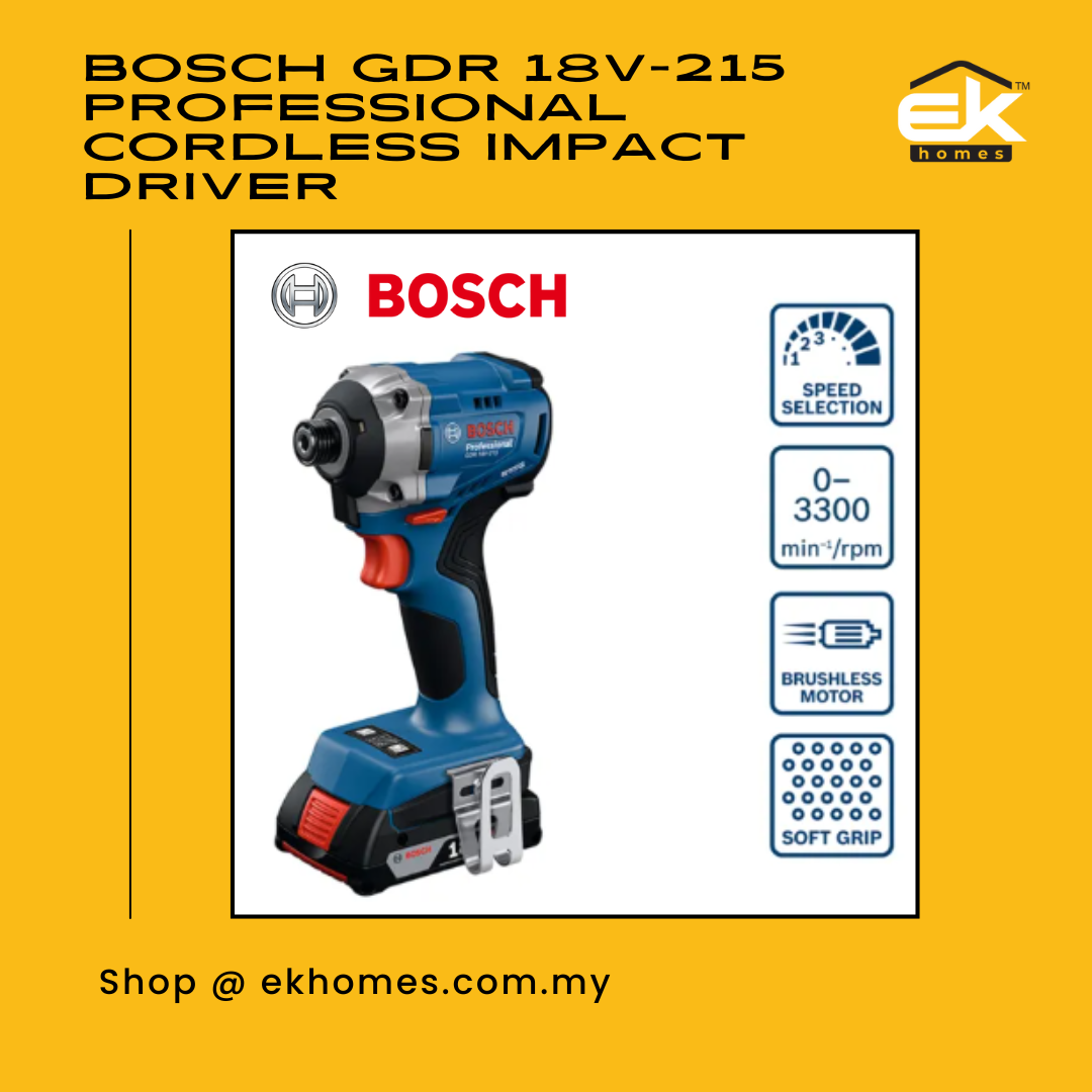 Bosch GDR 18V-215 Professional Cordless Impact Driver - 