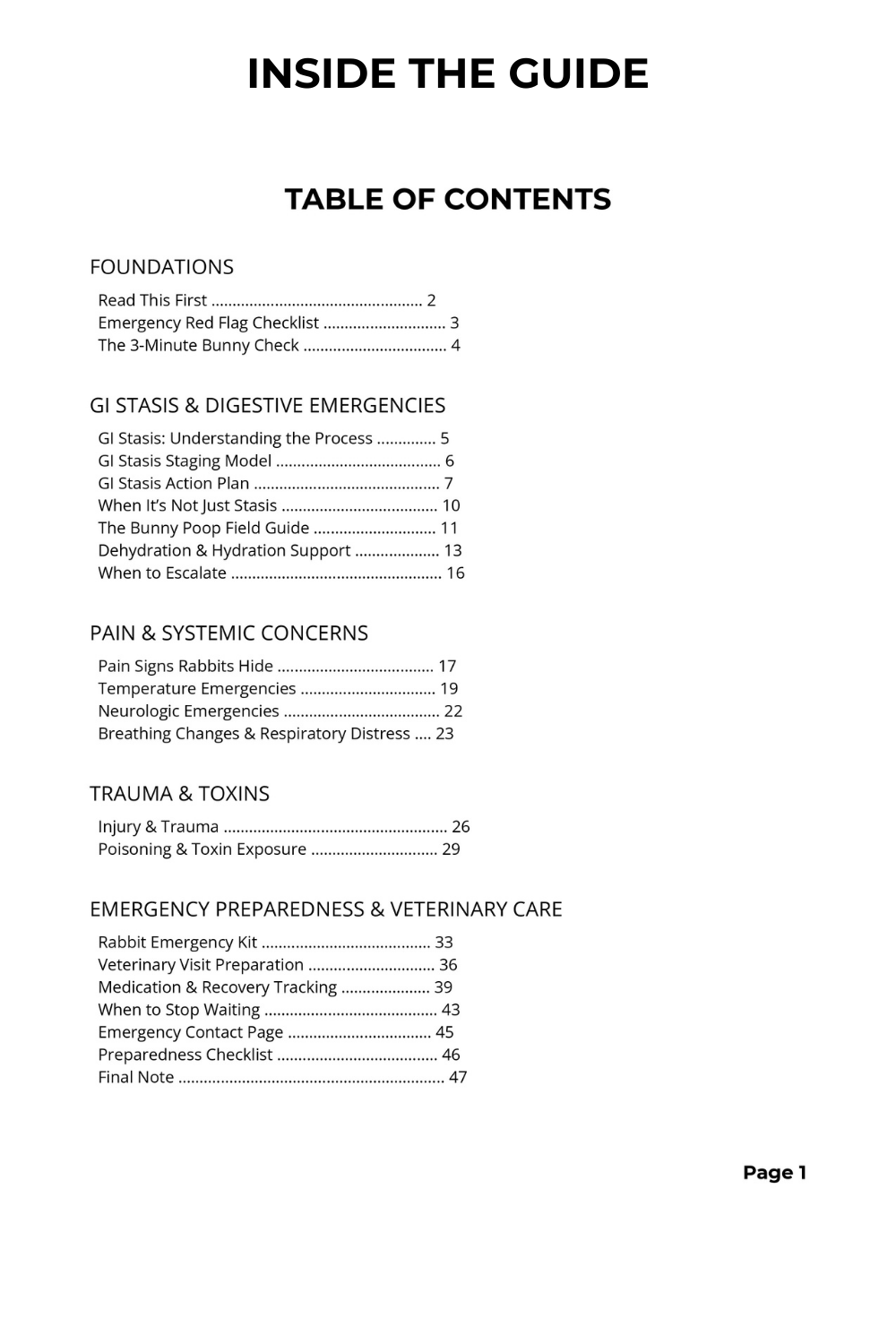 When Your Rabbit Is Sick