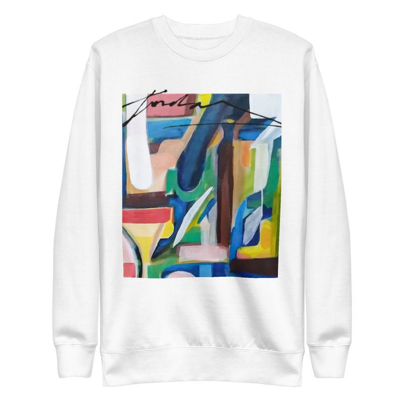 Abstract Art Printed Sweatshirt