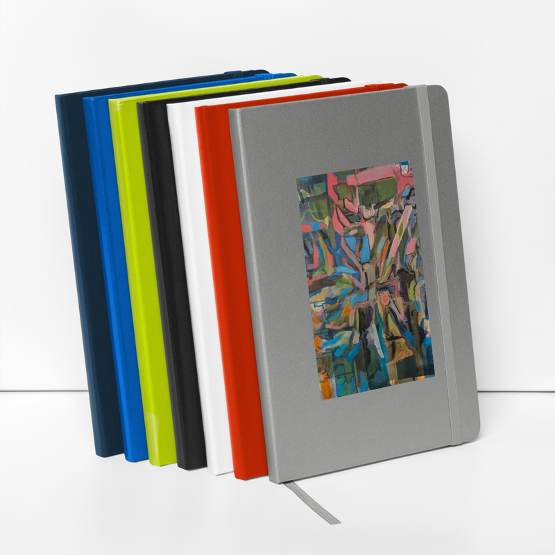 Hardcover bound notebook