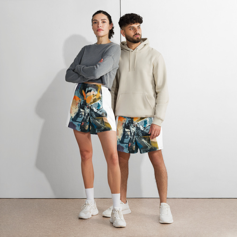 All-Over Print Unisex Athletic Long Shorts