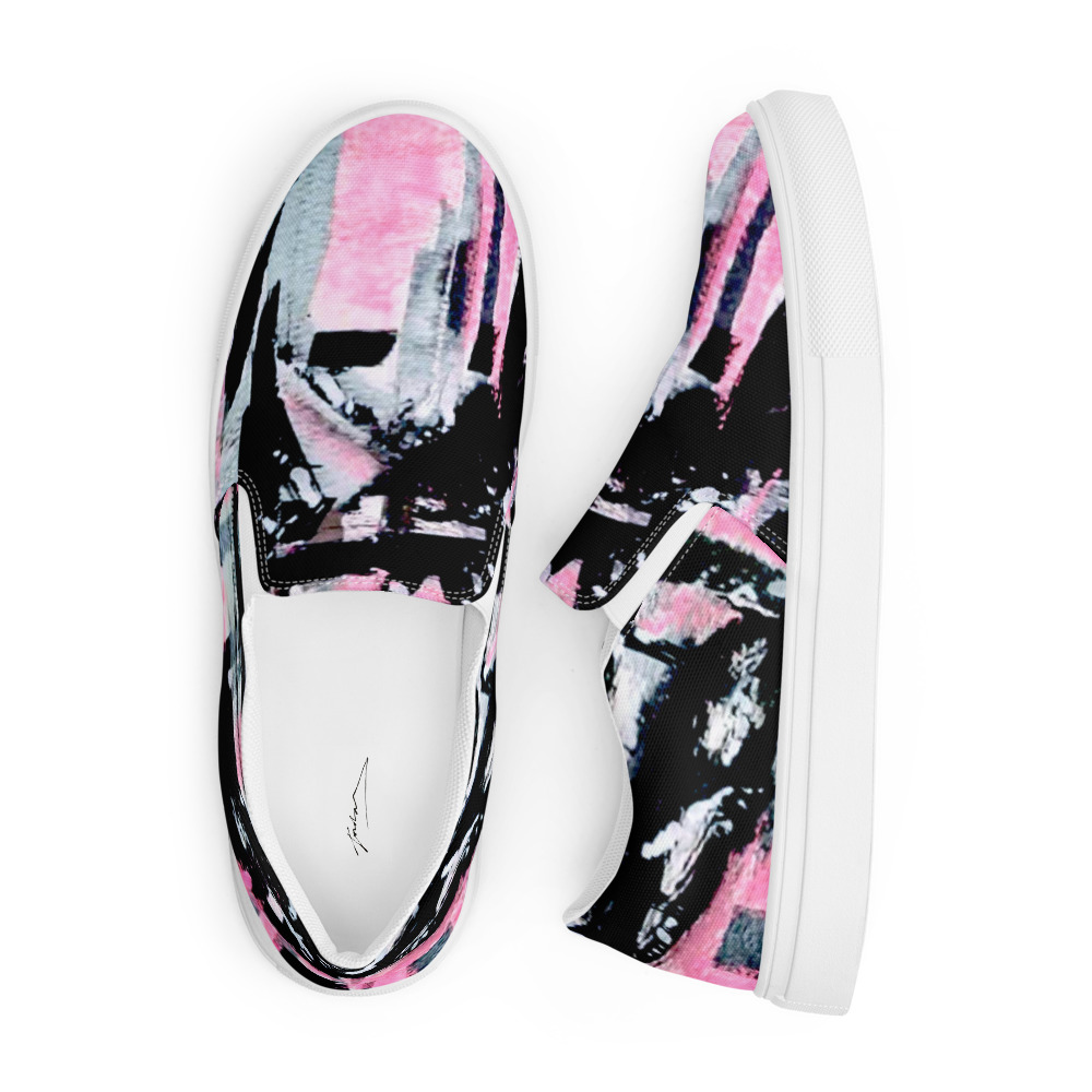 Abstract Art Slip-On Sneakers