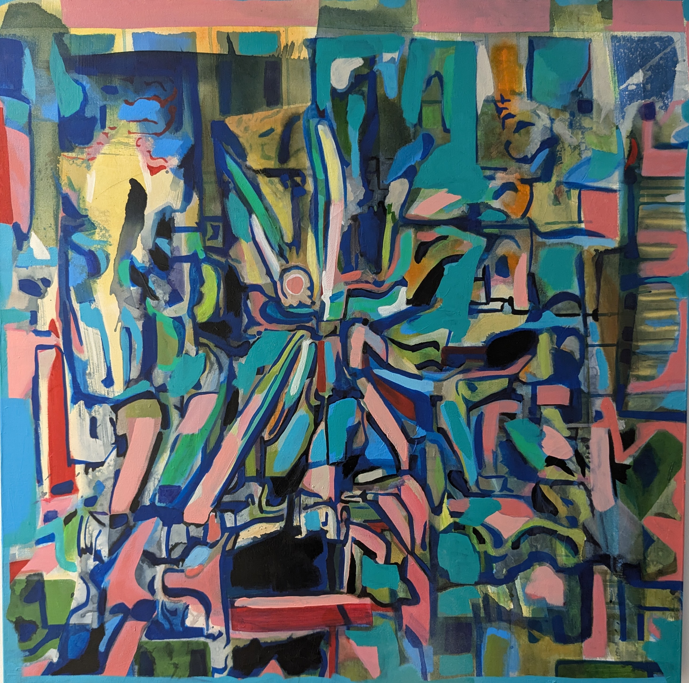 Abstract Geometric Canvas Art