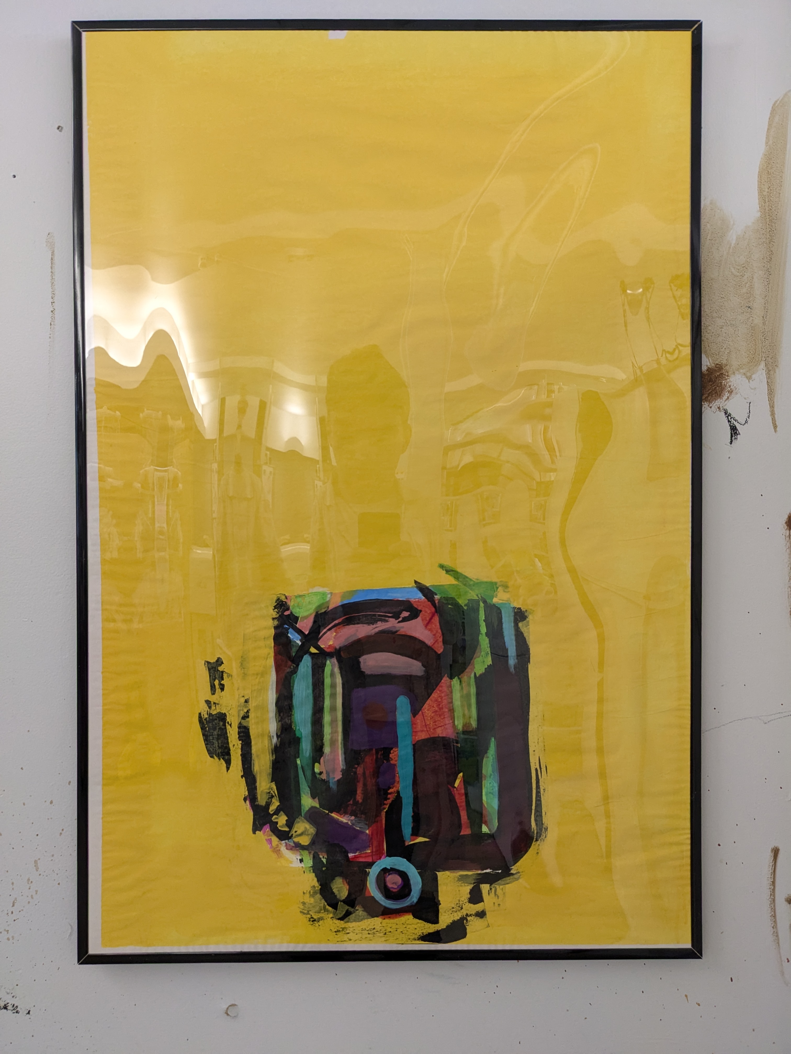 Abstract Yellow VellumArt