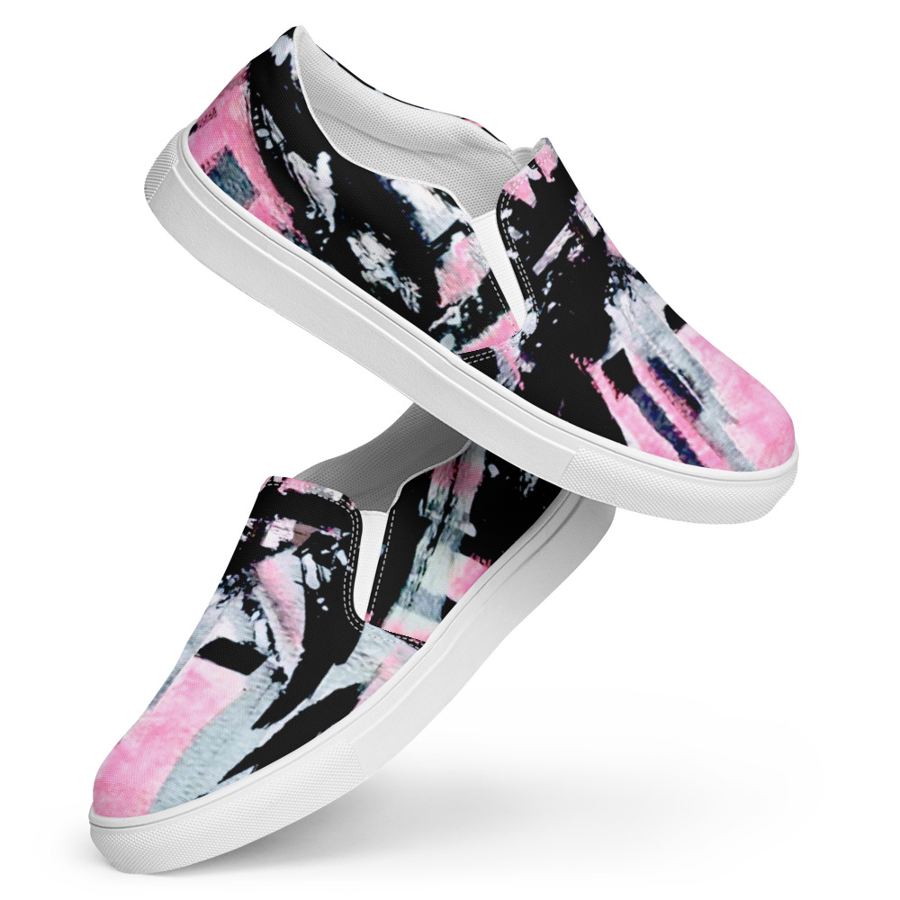 Abstract Art Slip-On Sneakers