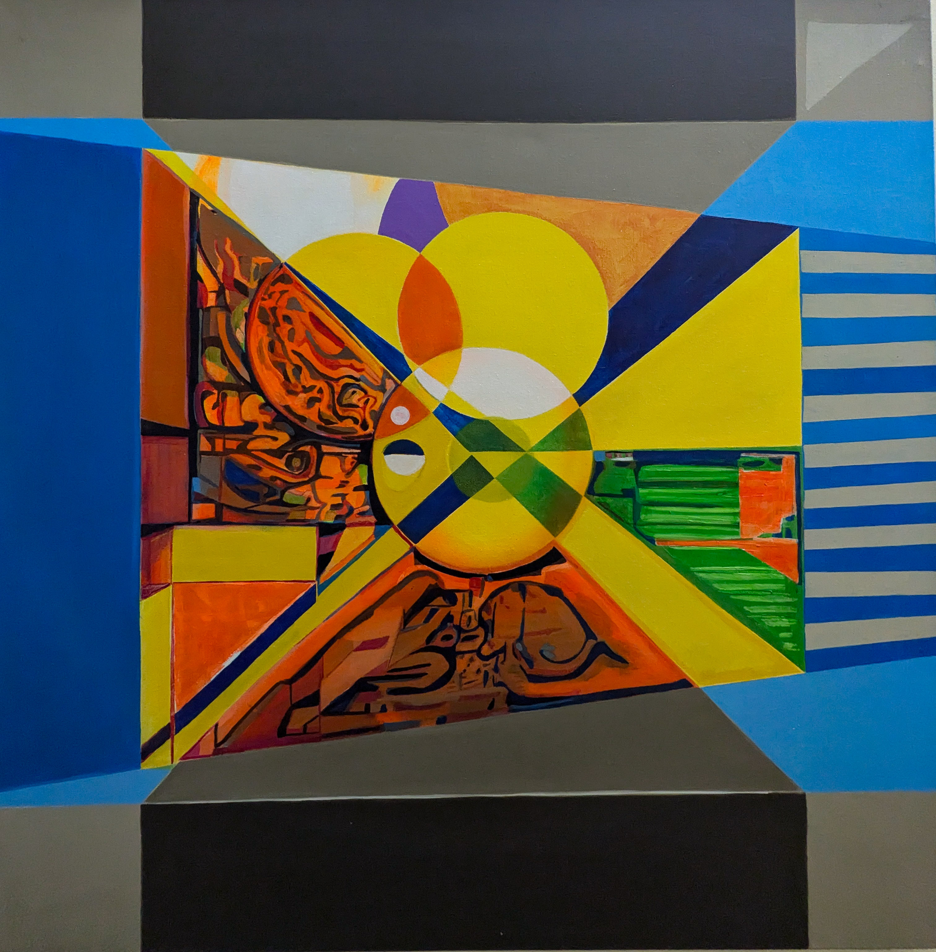 Geometric Abstract Canvas