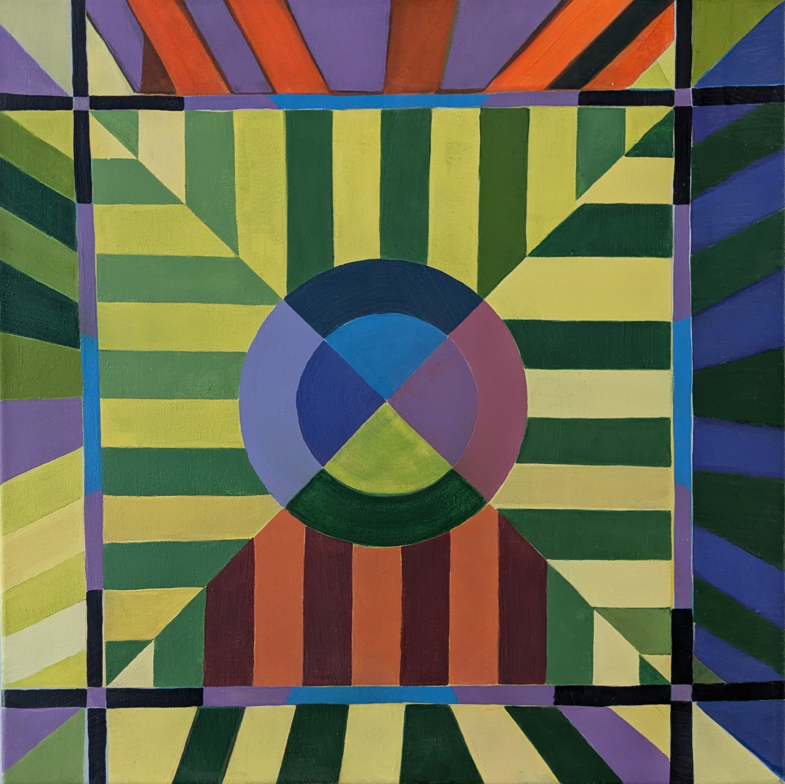 Geometric Abstract Canvas Art