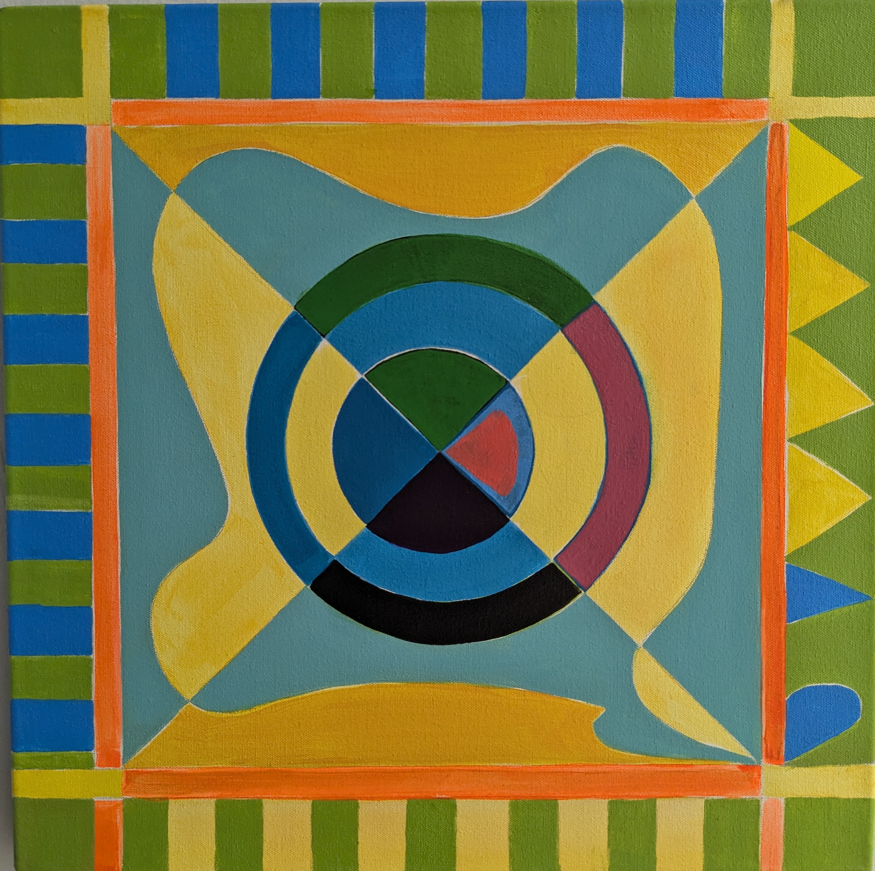 Geometric Abstract Canvas