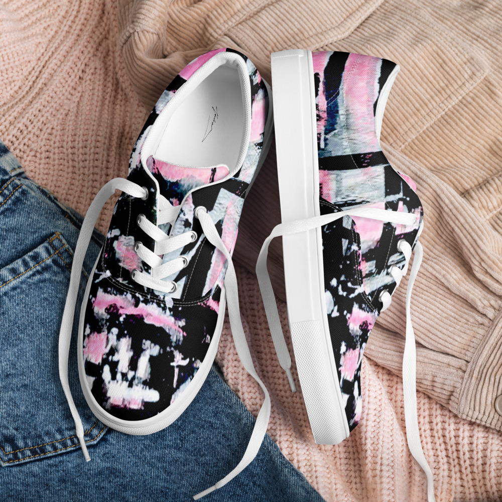 Abstract Art Slip-On Sneakers