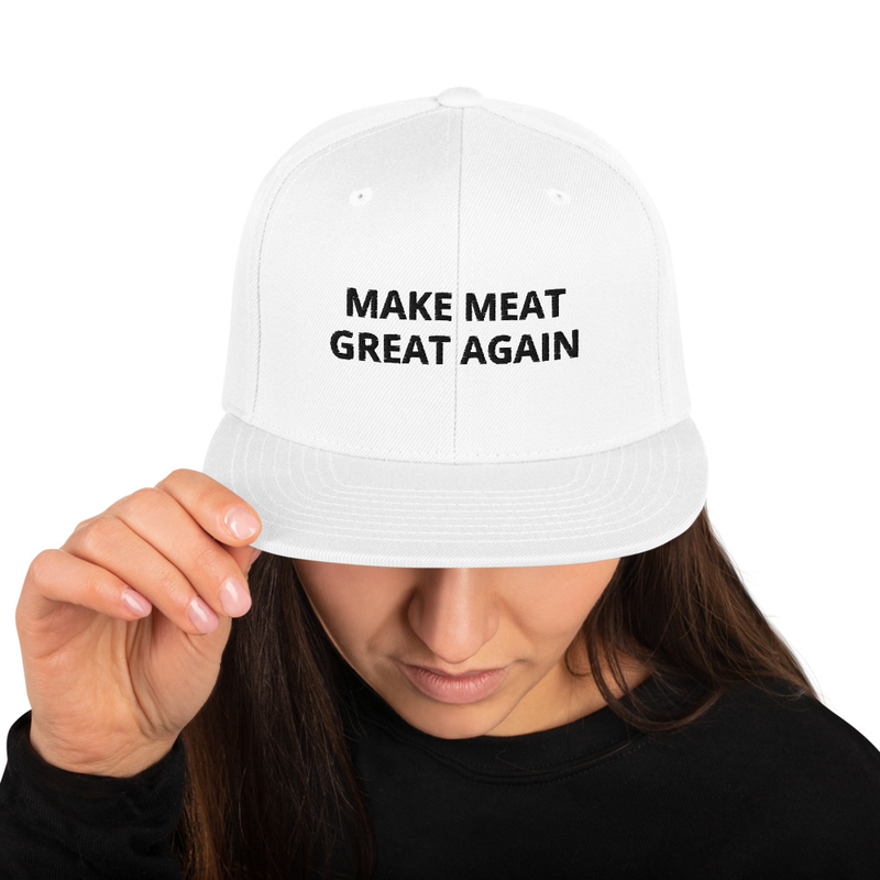 Snapback Hat Make Meat Great Again