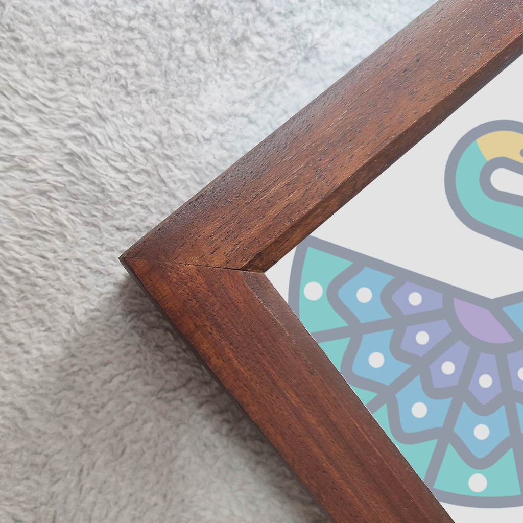 1 inch thick Mahogany Wooden Frames - Free Delivery