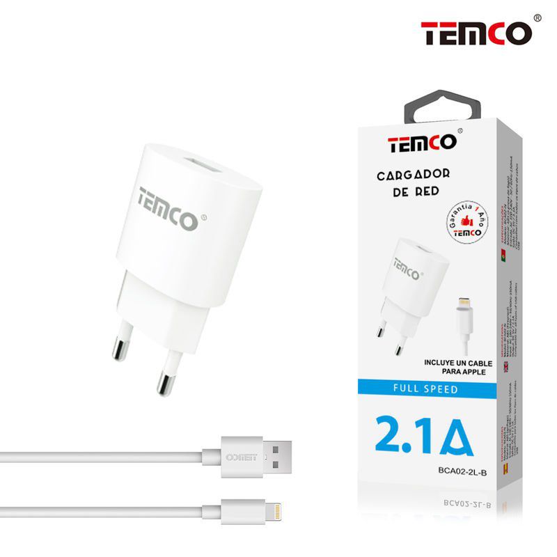 Cargador de red Lighting para Apple 2.1