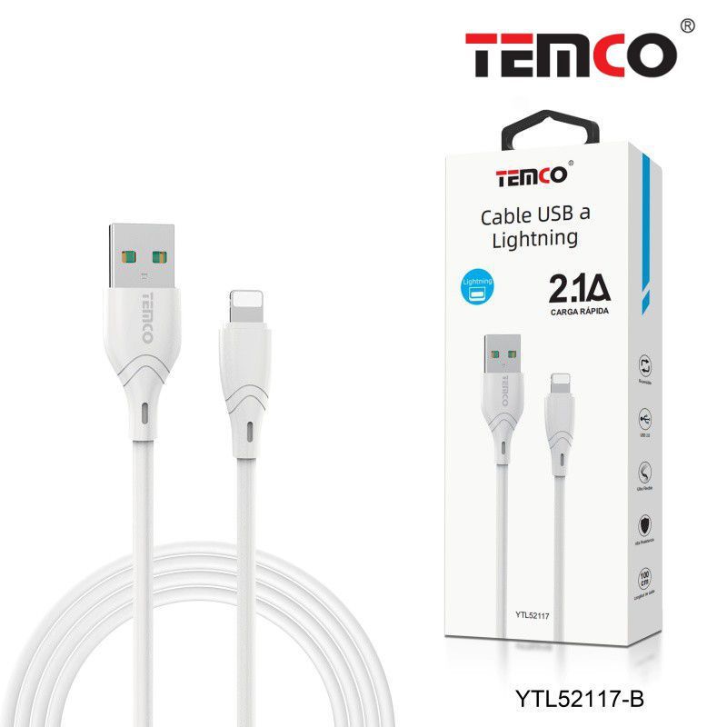 Cable USB a Lightning 2.1