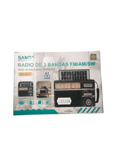Radio de 3 bandas FM/AM/SW