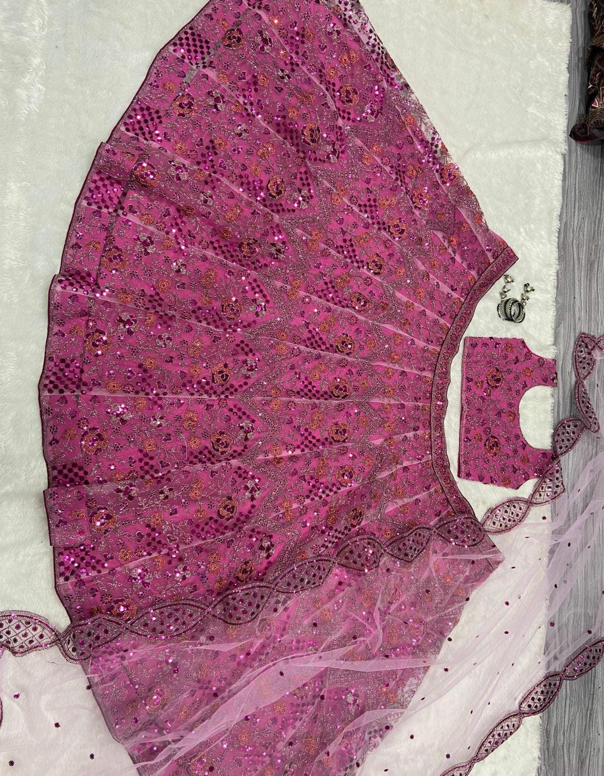 Fairytale soft blush lehnga