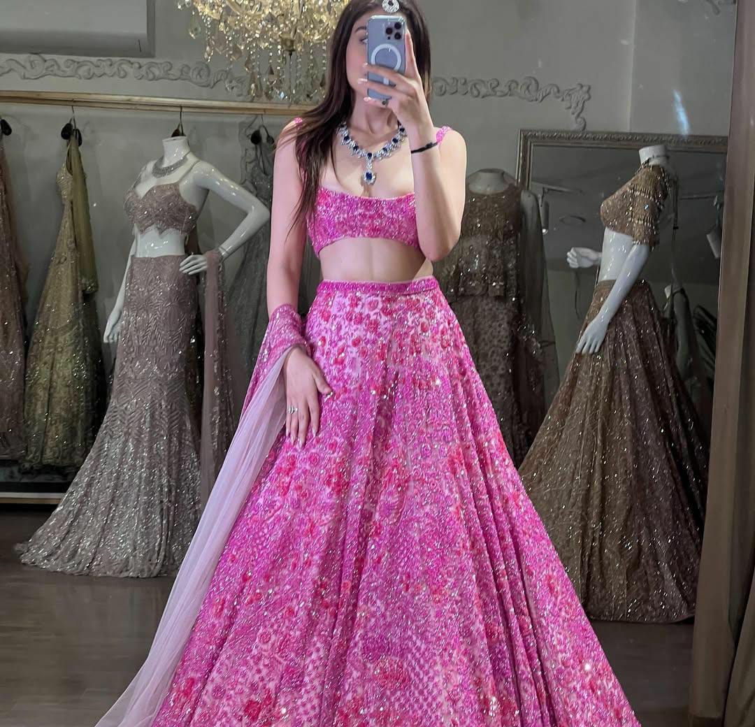 Fairytale soft blush lehnga