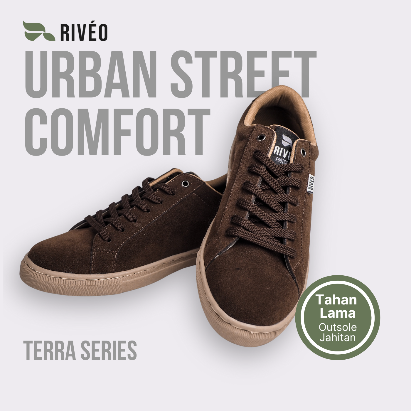 RIVÉO Terra Suede Series - Chestnut Brown