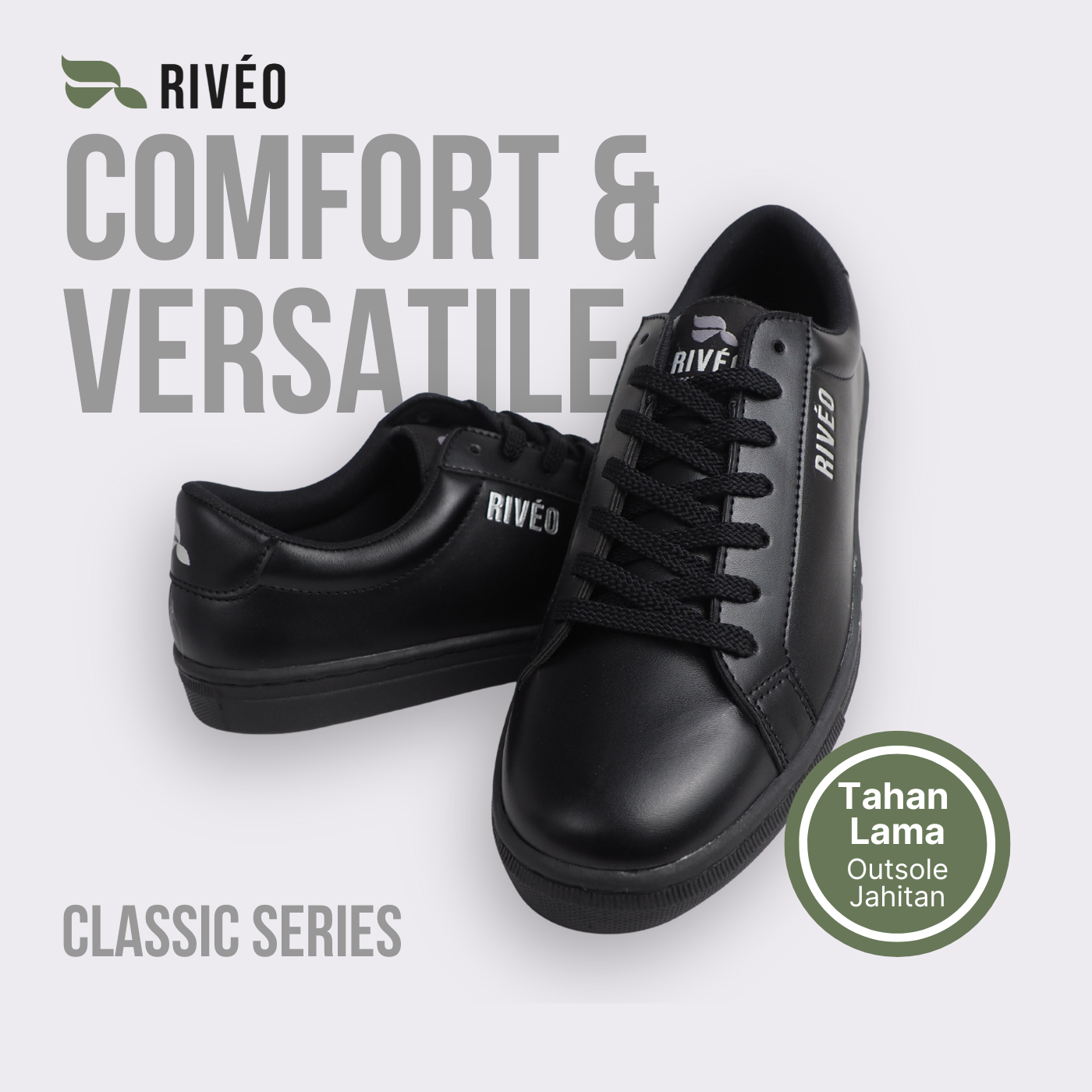 RIVÉO Classic Eco Series - Solid Black
