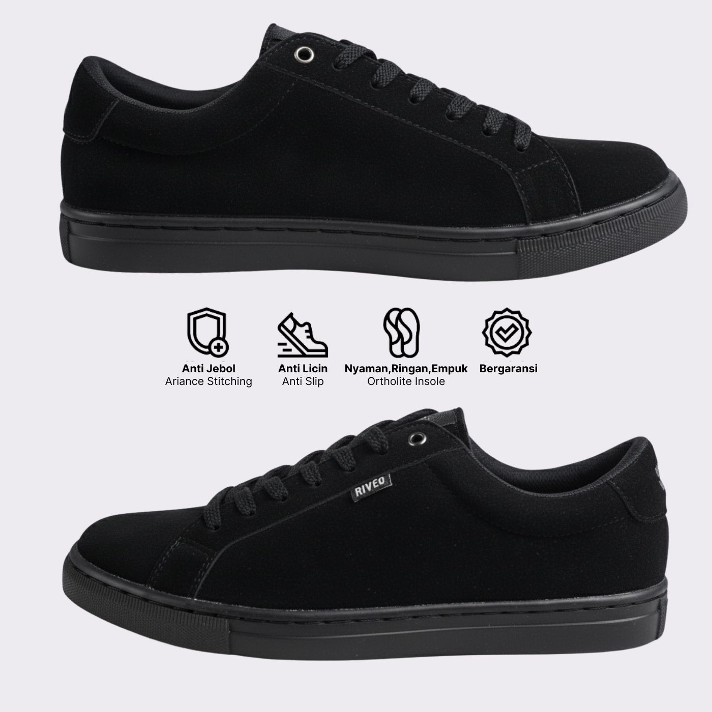  RIVÉO Terra Suede Series - Midnight Black