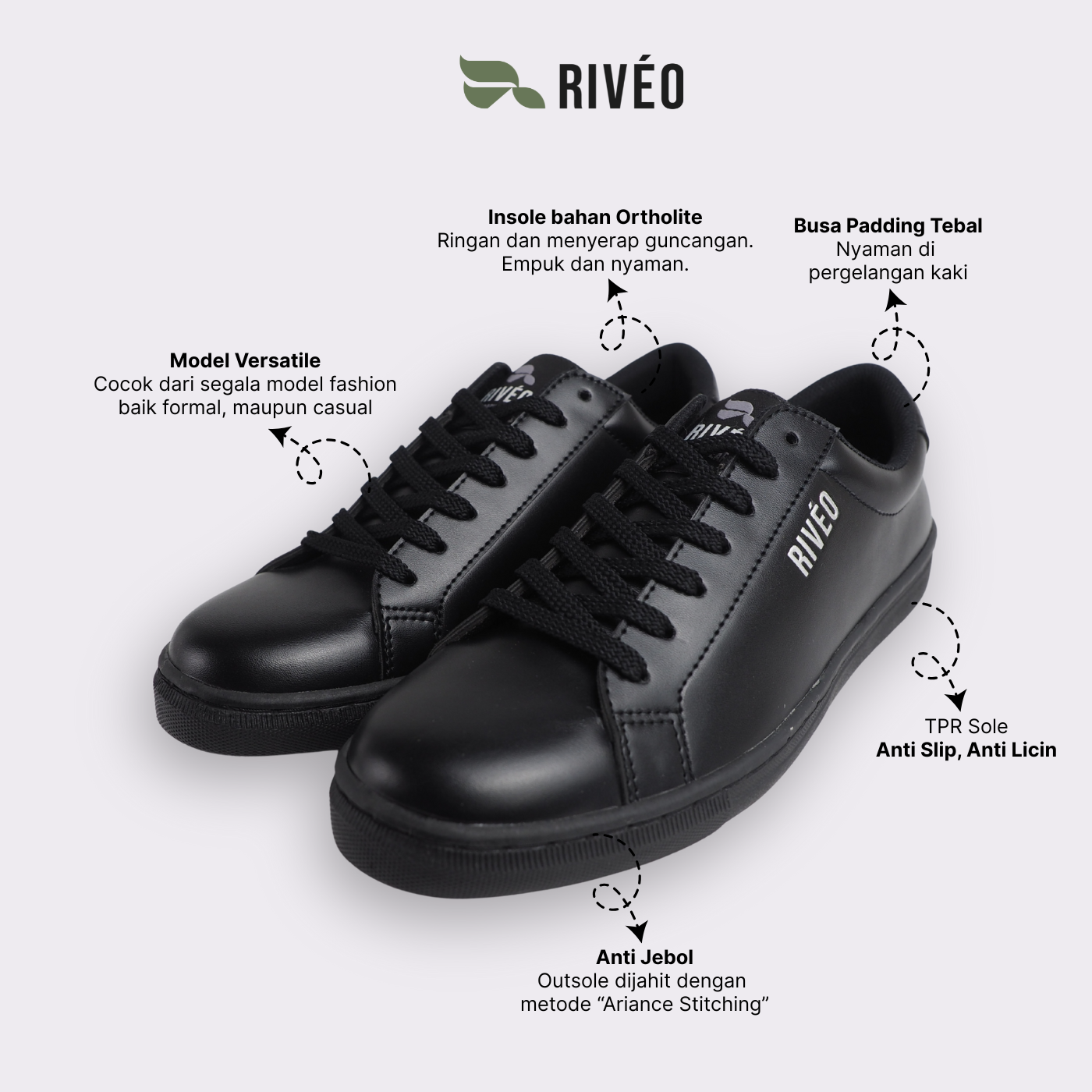  RIVÉO Classic Eco Series - Solid Black