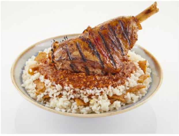 Shank Lamb with Fatteh Offer